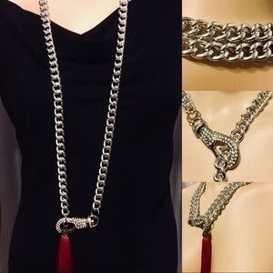 Chucky Chain and Tassel Necklace